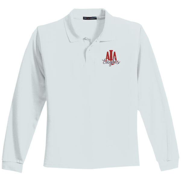 ALA - Youth Long Sleeve Silk Touch Polo Thumbnail