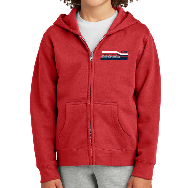 ALA - Youth V.I.T. Fleece Full Zip Hoodie Thumbnail