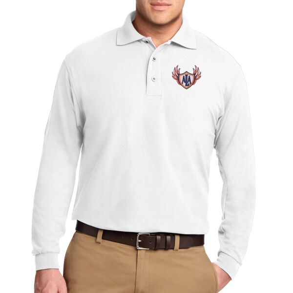 ALA - Silk Touch Long Sleeve Polo Thumbnail