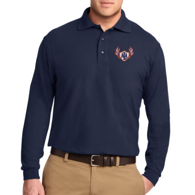 ALA - Silk Touch Long Sleeve Polo Thumbnail
