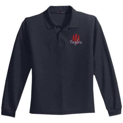 ALA - Youth Long Sleeve Silk Touch Polo Thumbnail