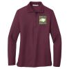 Ladies Silk Touch Long Sleeve Polo Thumbnail