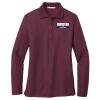 Ladies Silk Touch Long Sleeve Polo Thumbnail